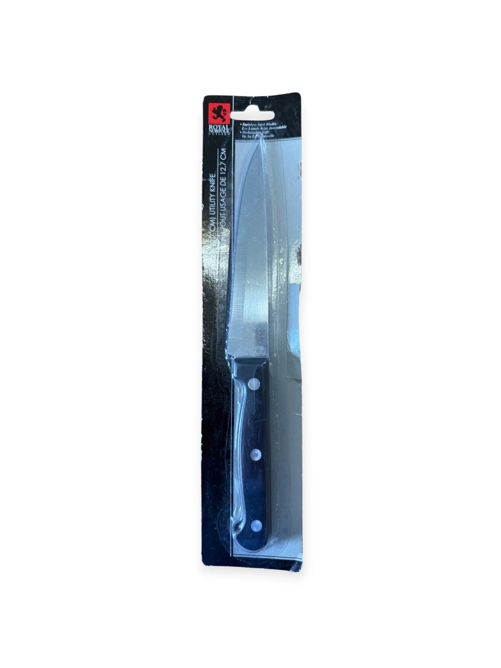Royal Norfolk Cuterly Stainless Steel 5" Utility Knife New Original Packaging
